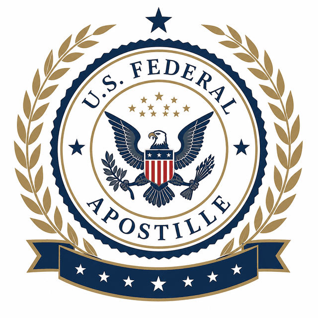 US Federal Apostille seal